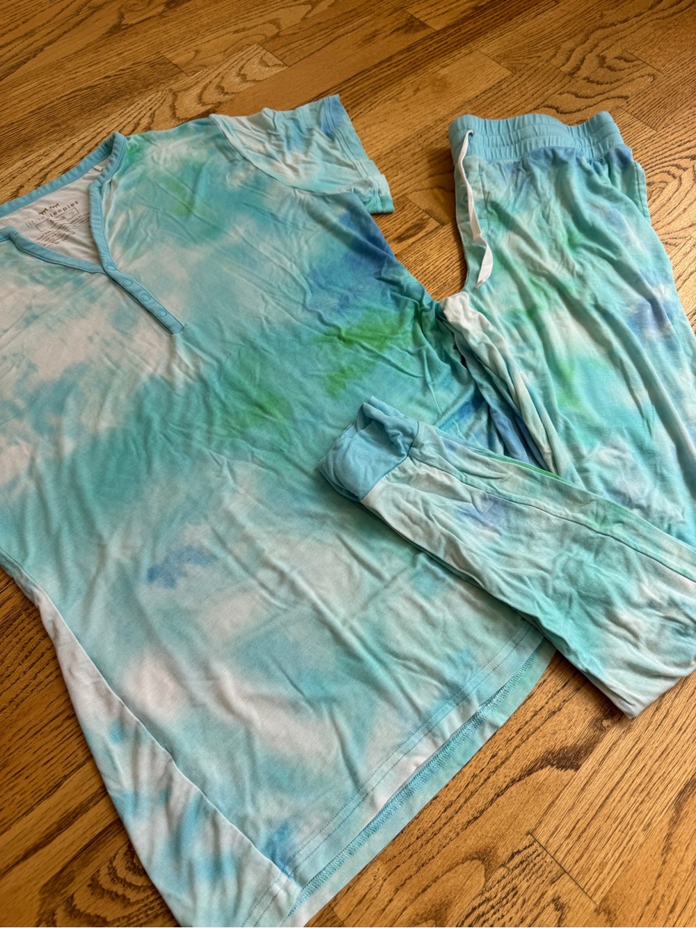 Little Sleepies Tie-dye Pajama PJ Set ~ Woman’s Small
